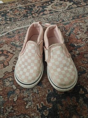Pink Checkered Vans